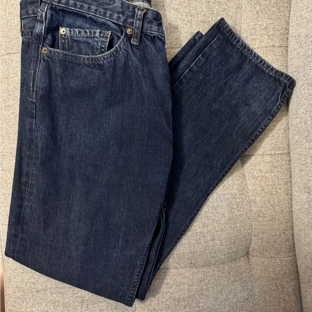 Banana Republic Men's Dark Blue Slim Straight Jeans